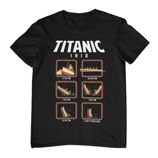 Camiseta Fases del hundimiento del Titanic 1912