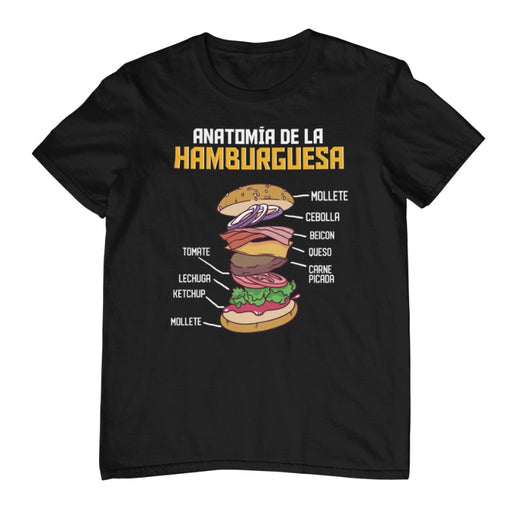 Camiseta Anatomía de la Hamburguesa