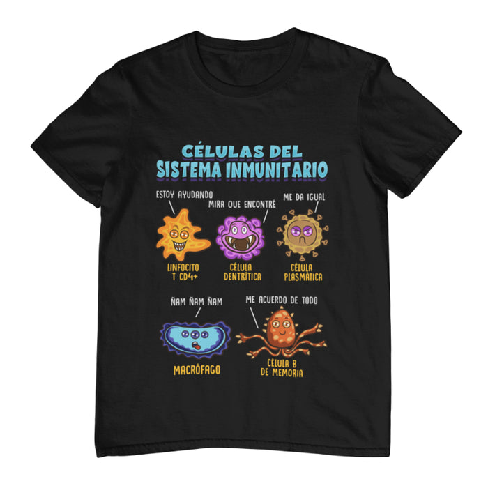 Camiseta Células del Sistema Inmunitario