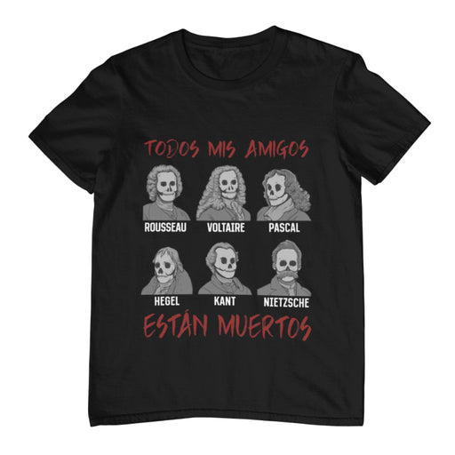 Camiseta Filósofos Amigos Muertos