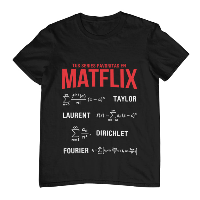 Camiseta Matflix Series Matemáticas