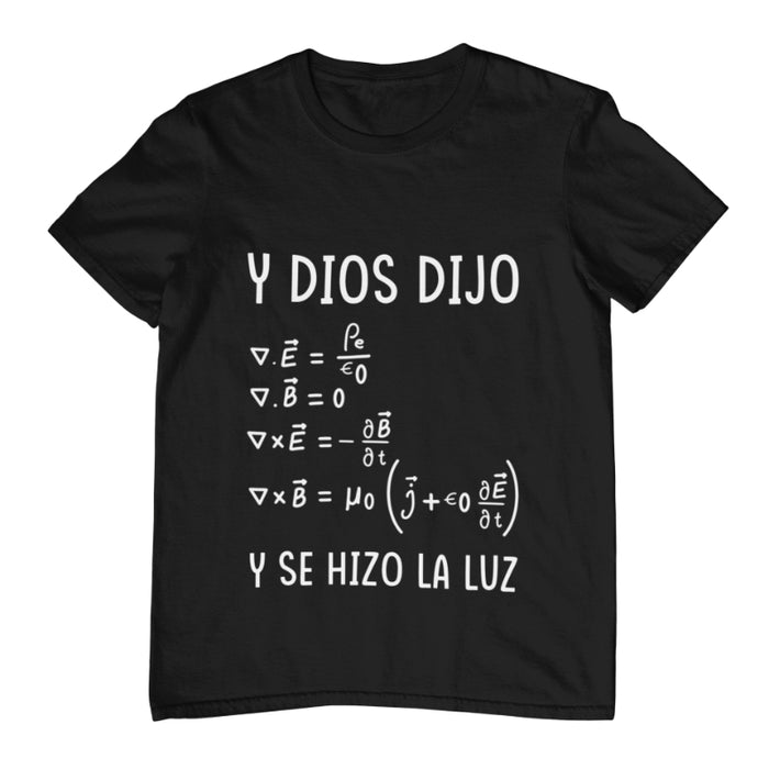 Camiseta Ecuaciones de Maxwell Matemáticas