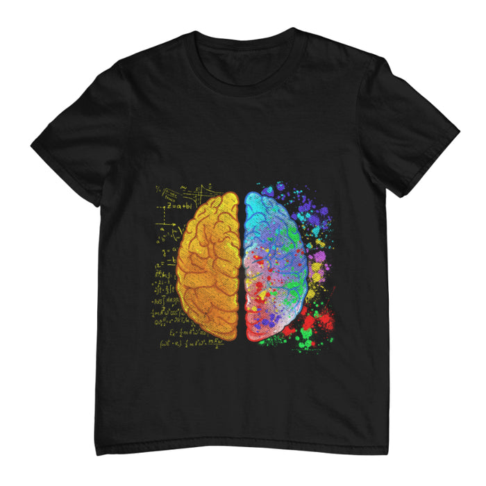 Camiseta Cerebro Creativo Arte Matemáticas